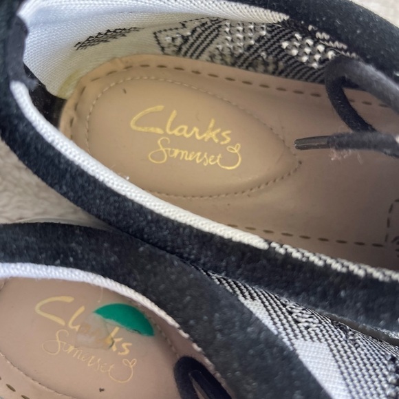 Clarks sumerset casual comfort black and white sneaker - Picture 10 of 11
